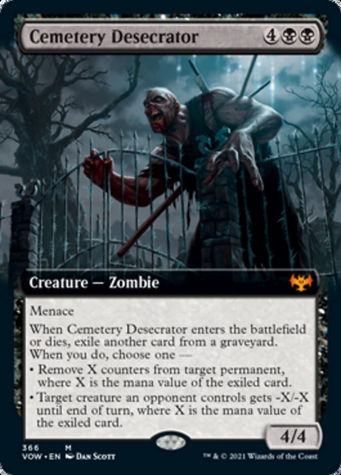 Cemetery Desecrator (Extended) [Innistrad: Crimson Vow] | Galactic Gamez