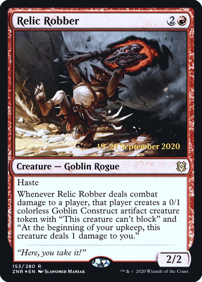 Relic Robber  [Zendikar Rising Prerelease Promos] | Galactic Gamez