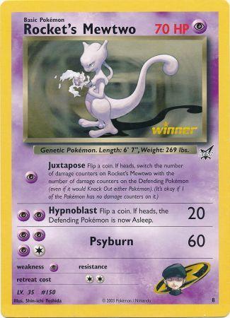 Rocket's Mewtwo (8) (Jumbo Card) [Best of Promos] | Galactic Gamez