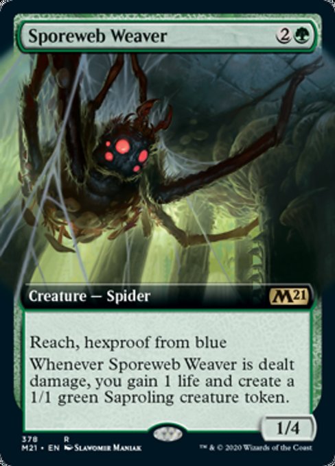 Sporeweb Weaver (Extended Art) [Core Set 2021] | Galactic Gamez