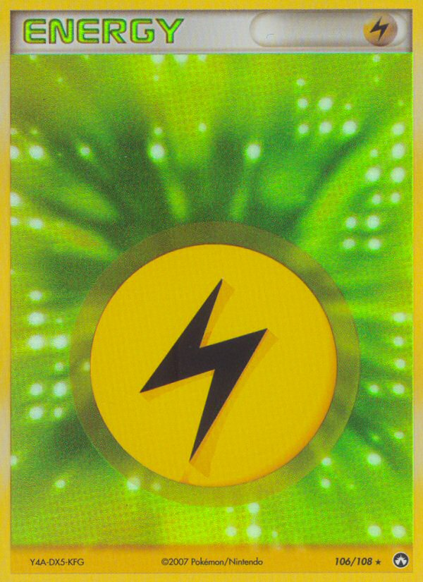 Lightning Energy (106/108) [EX: Power Keepers] | Galactic Gamez