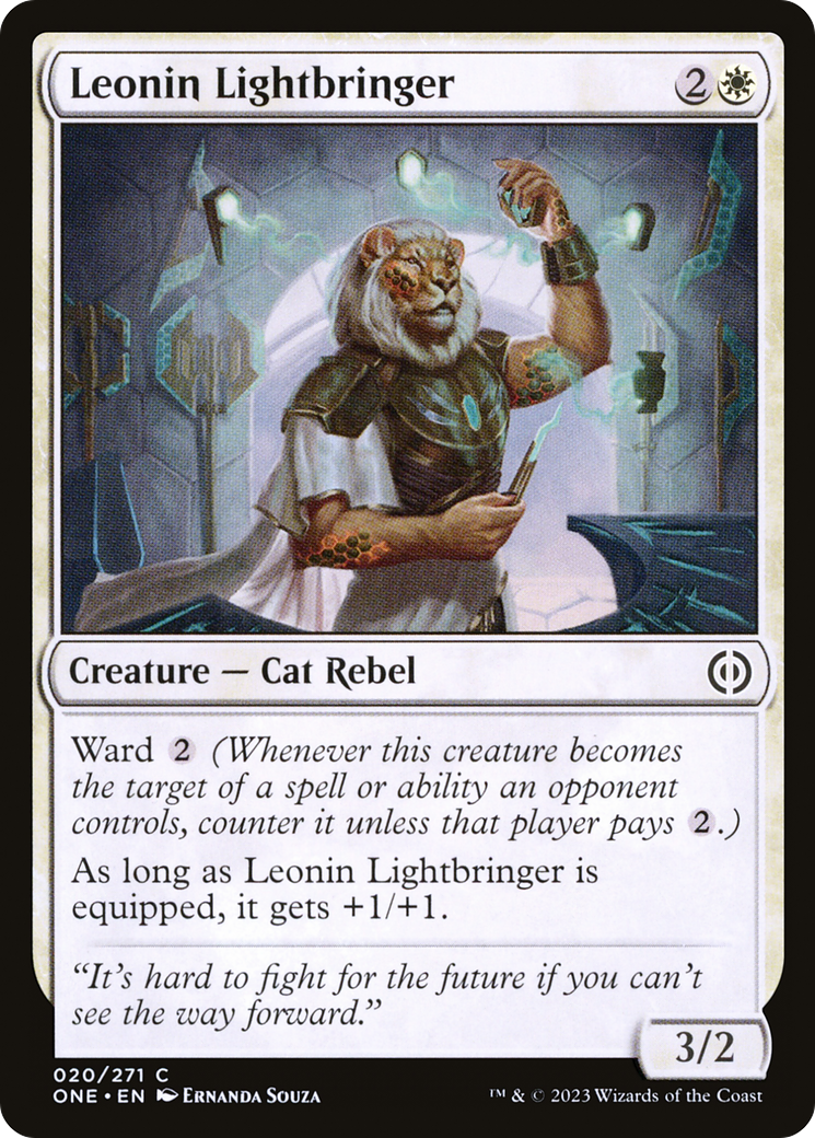 Leonin Lightbringer [Phyrexia: All Will Be One] | Galactic Gamez