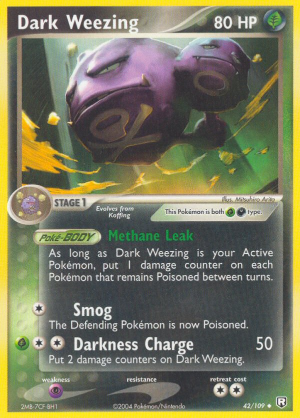 Dark Weezing (42/109) [EX: Team Rocket Returns] | Galactic Gamez