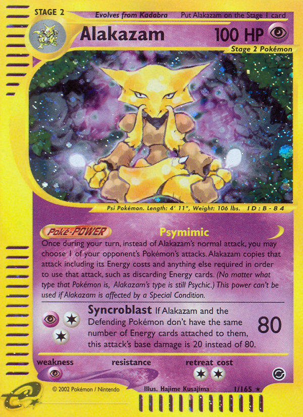 Alakazam (1/165) [Expedition: Base Set] | Galactic Gamez