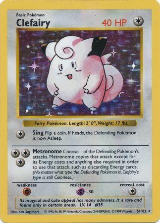 Clefairy (5/102) [Base Set Shadowless Unlimited] | Galactic Gamez