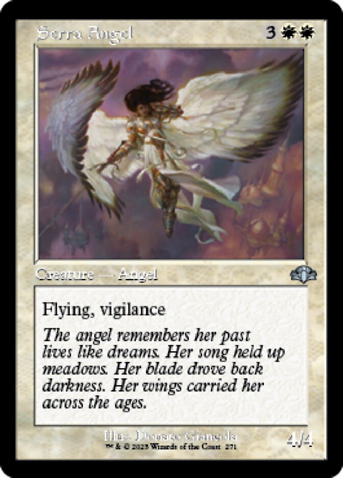 Serra Angel (Retro) [Dominaria Remastered] | Galactic Gamez