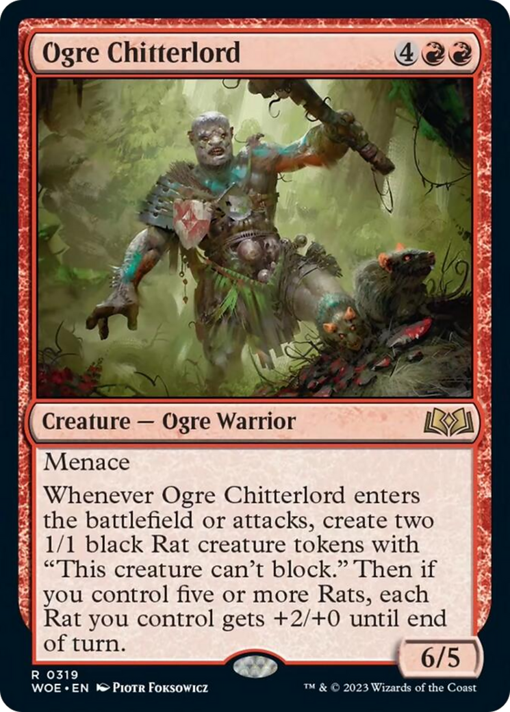 Ogre Chitterlord [Wilds of Eldraine] | Galactic Gamez