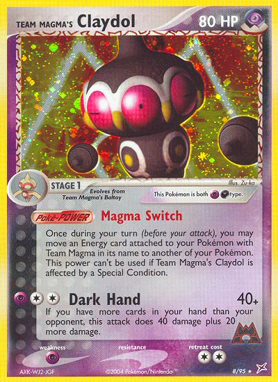 Team Magma's Claydol (8/95) [EX: Team Magma vs Team Aqua] | Galactic Gamez