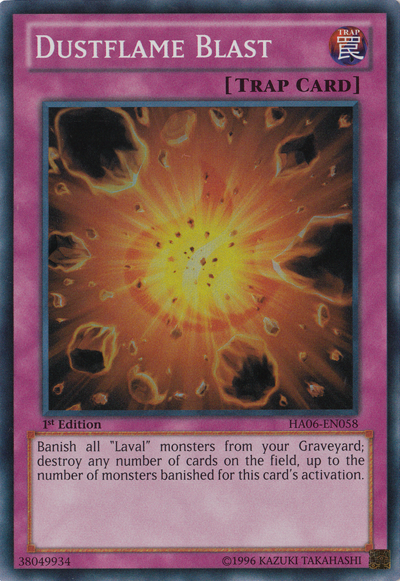 Dustflame Blast [HA06-EN058] Super Rare | Galactic Gamez