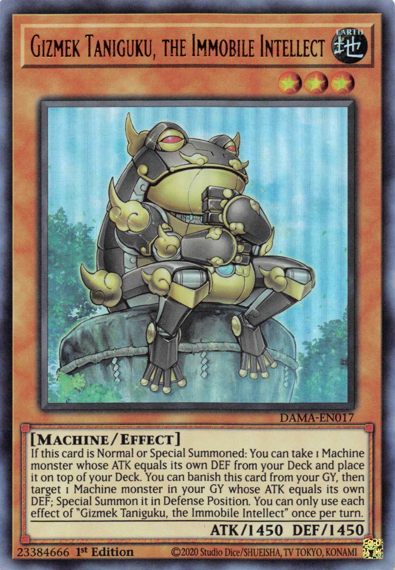 Gizmek Taniguku, the Immobile Intellect [DAMA-EN017] Ultra Rare | Galactic Gamez