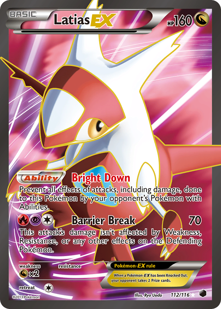 Latias EX (112/116) [Black & White: Plasma Freeze] | Galactic Gamez