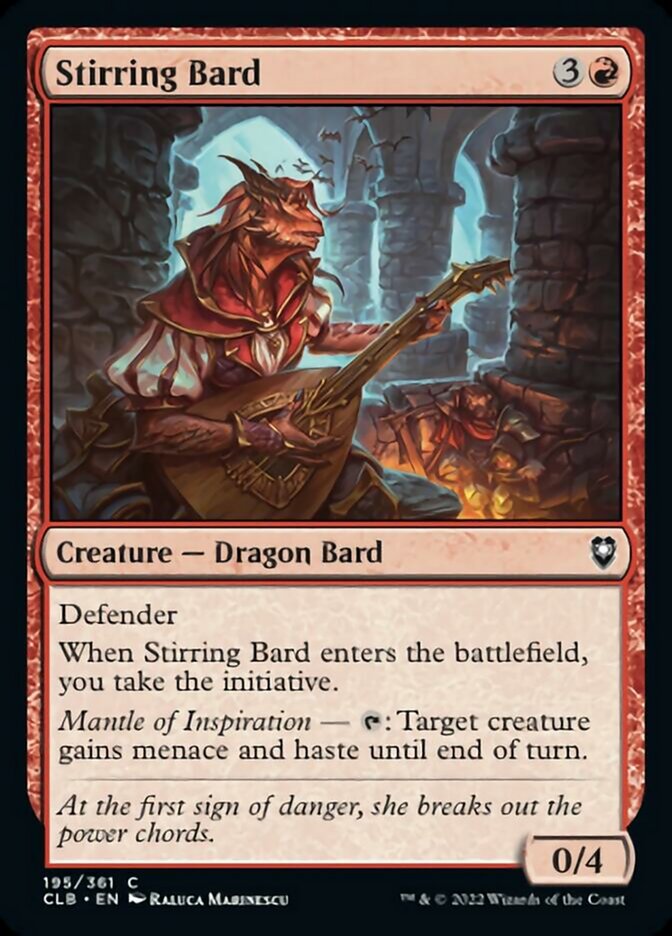 Stirring Bard [Commander Legends: Battle for Baldur's Gate] | Galactic Gamez