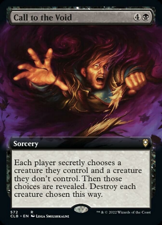 Call to the Void (Extended Art) [Commander Legends: Battle for Baldur's Gate] | Galactic Gamez