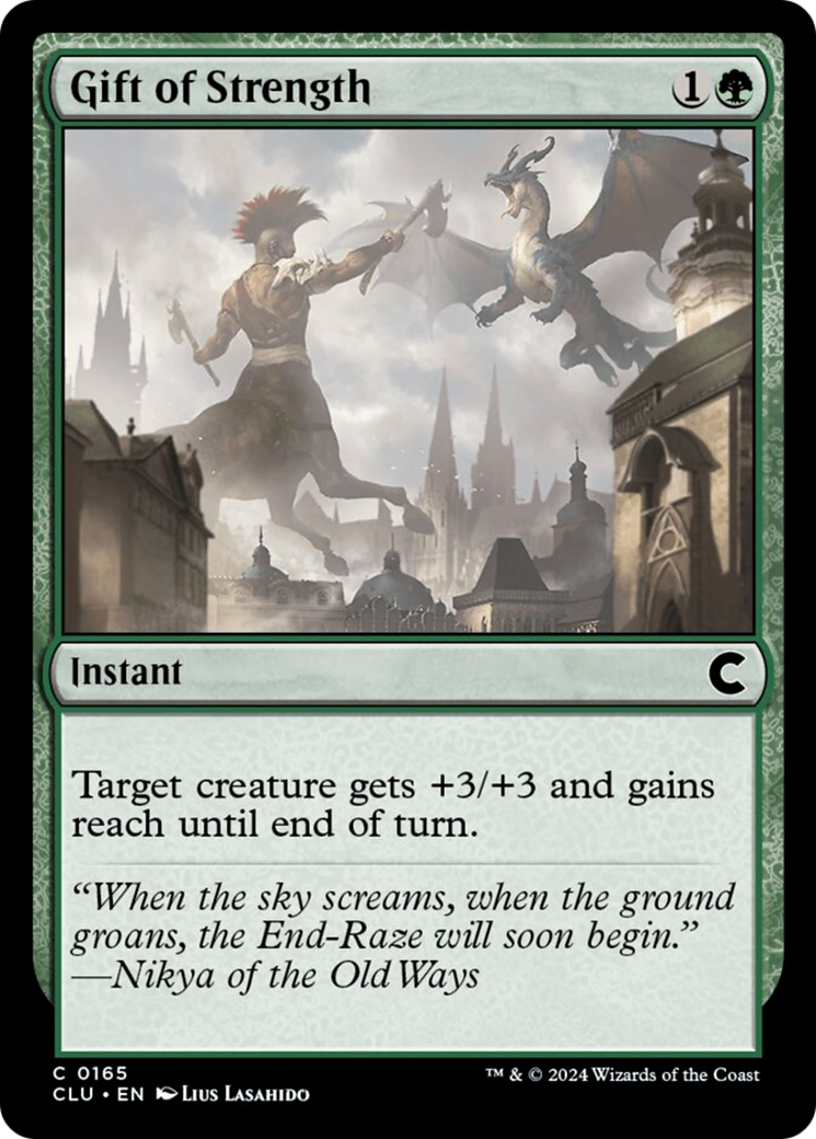 Gift of Strength [Ravnica: Clue Edition] | Galactic Gamez