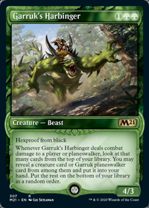 Garruk's Harbinger (Showcase) [Core Set 2021] | Galactic Gamez