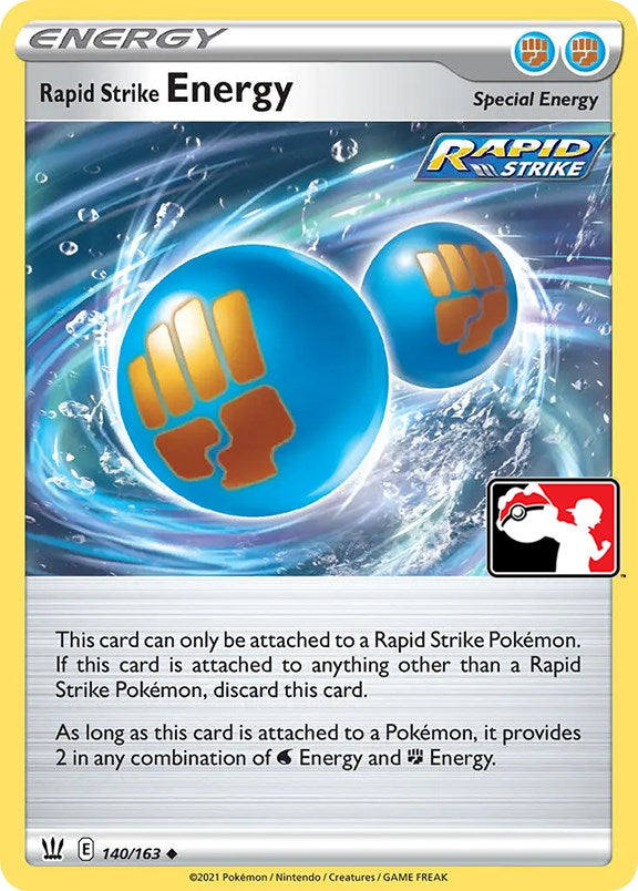 Rapid Strike Energy (140/163) [Prize Pack Series Two] | Galactic Gamez