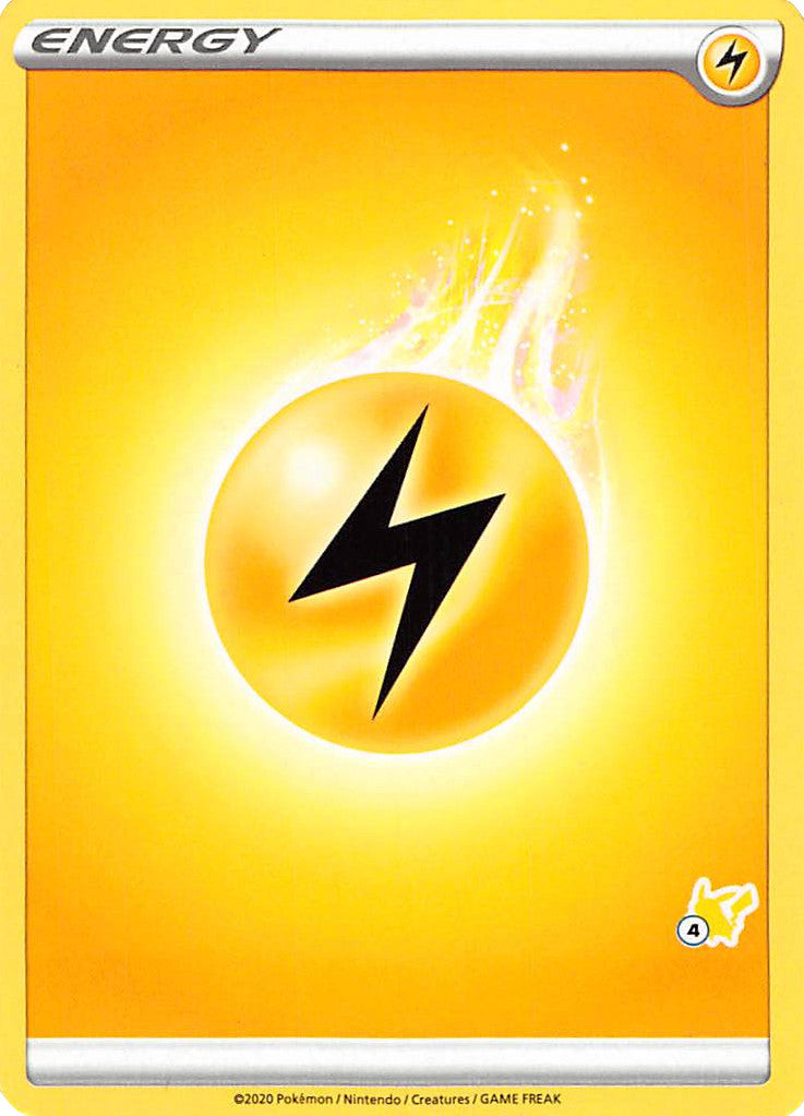 Lightning Energy (Pikachu Stamp #4) [Battle Academy 2022] | Galactic Gamez
