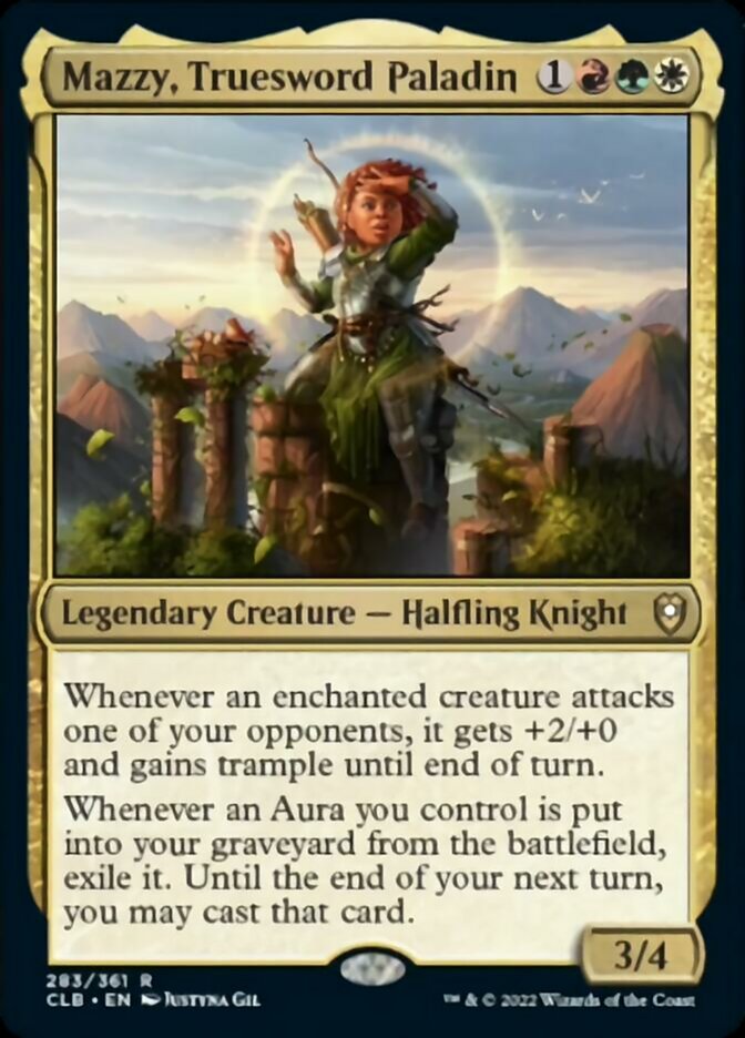 Mazzy, Truesword Paladin [Commander Legends: Battle for Baldur's Gate] | Galactic Gamez