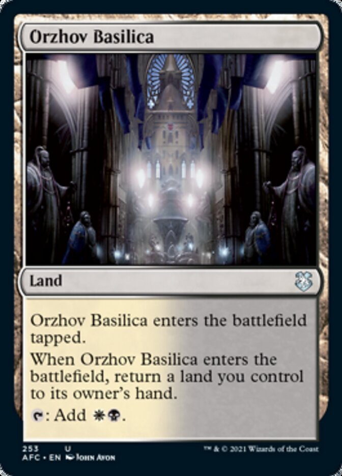 Orzhov Basilica [Dungeons & Dragons: Adventures in the Forgotten Realms Commander] | Galactic Gamez