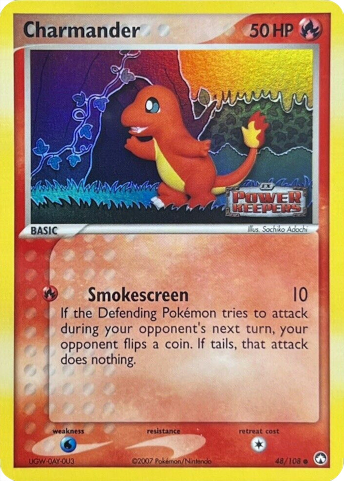 Charmander (48/108) (Stamped) [EX: Power Keepers] | Galactic Gamez