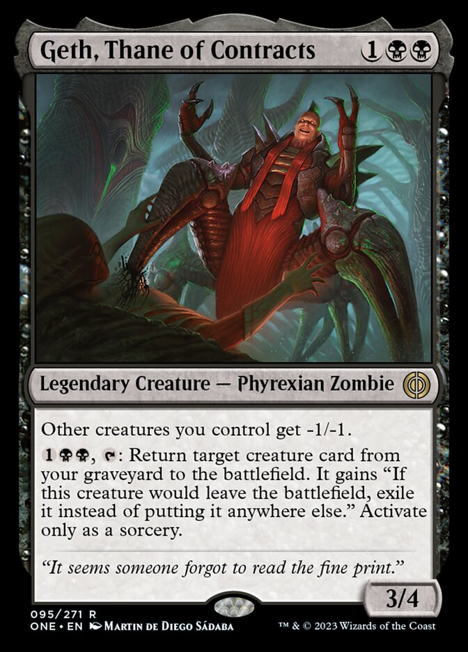 Geth, Thane of Contracts [Phyrexia: All Will Be One] | Galactic Gamez