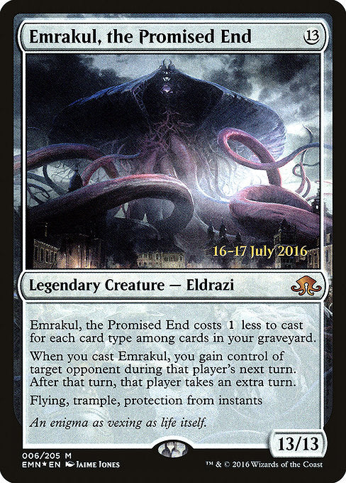 Emrakul, the Promised End [Eldritch Moon Promos] | Galactic Gamez