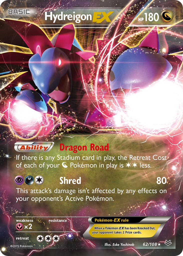 Hydreigon EX (62/108) [XY: Roaring Skies] | Galactic Gamez