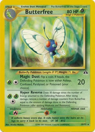 Butterfree (19/75) [Neo Discovery Unlimited] | Galactic Gamez