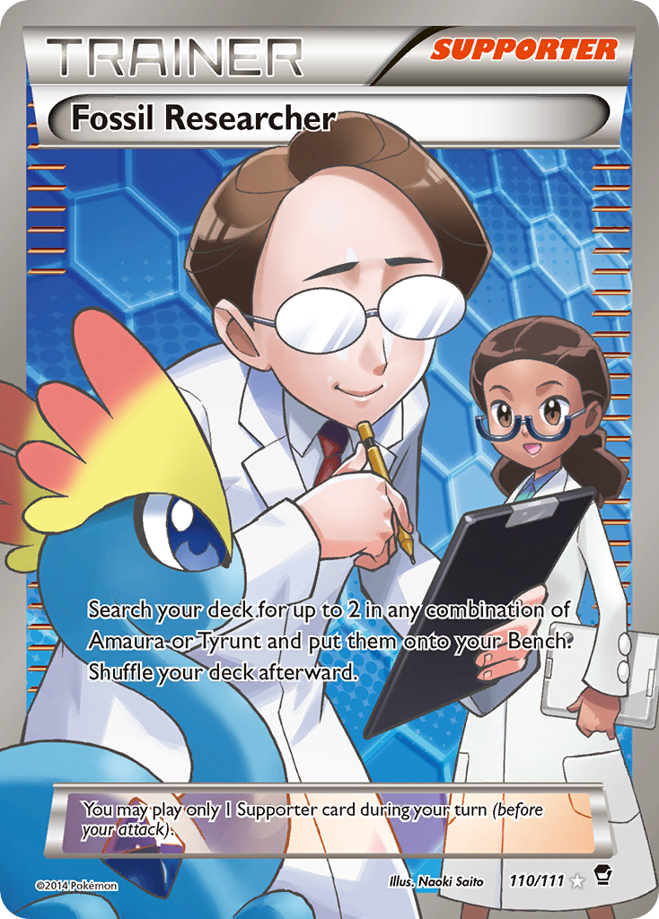 Fossil Researcher (110/111) [XY: Furious Fists] | Galactic Gamez
