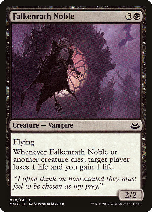 Falkenrath Noble [Modern Masters 2017] | Galactic Gamez