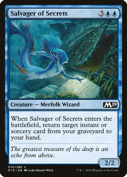 Salvager of Secrets [Core Set 2019] | Galactic Gamez