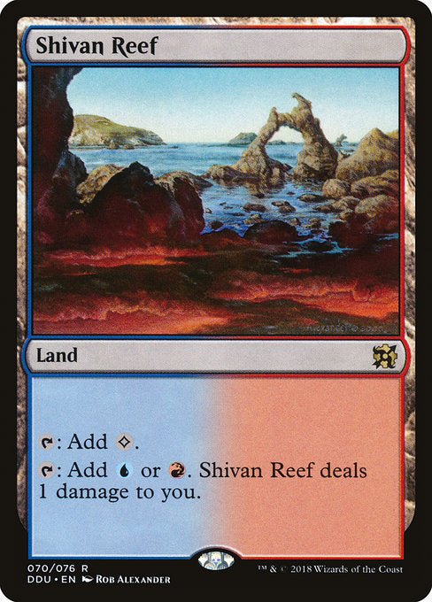 Shivan Reef [Duel Decks: Elves vs. Inventors] | Galactic Gamez