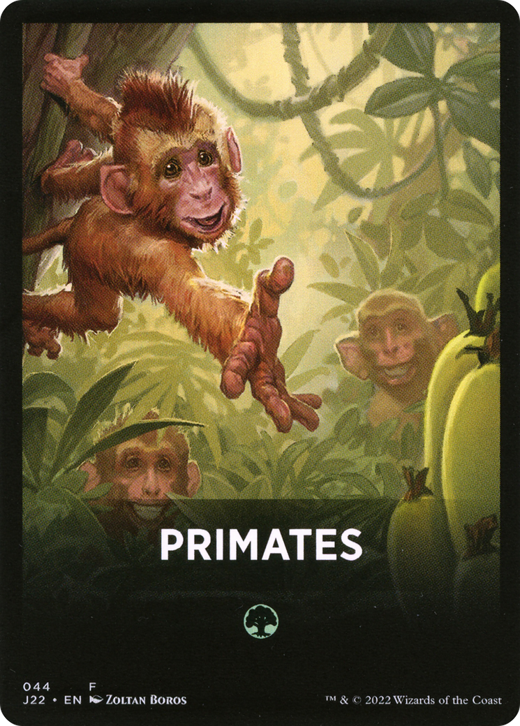 Primates Theme Card [Jumpstart 2022 Front Cards] | Galactic Gamez