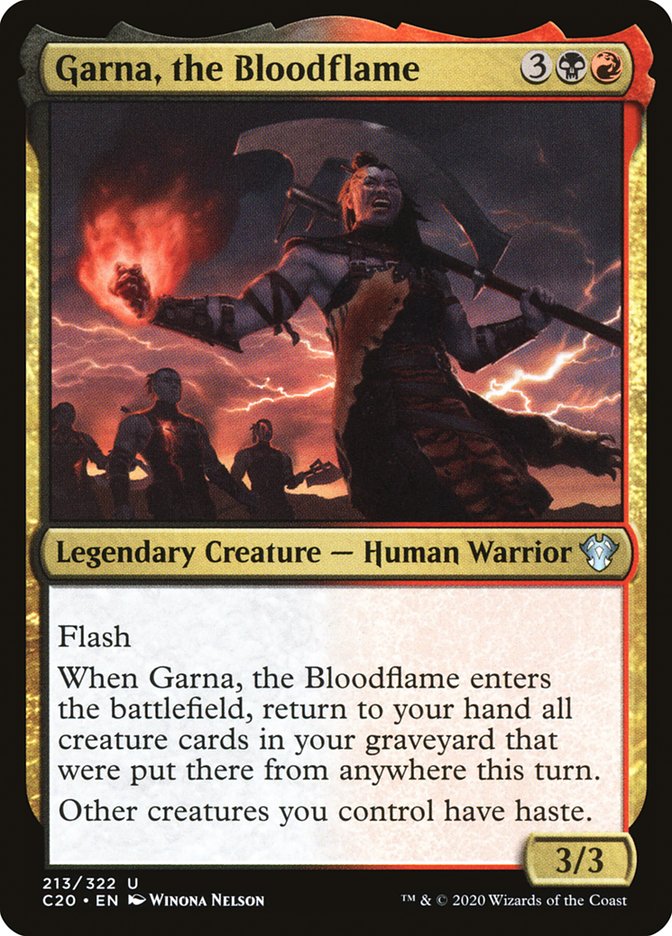 Garna, the Bloodflame [Commander 2020] | Galactic Gamez