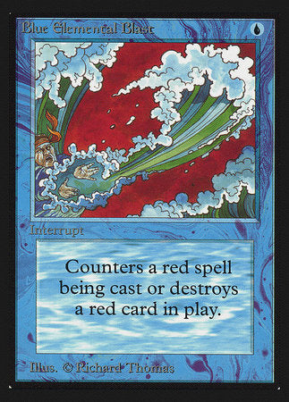 Blue Elemental Blast (IE) [Intl. Collectors’ Edition] | Galactic Gamez