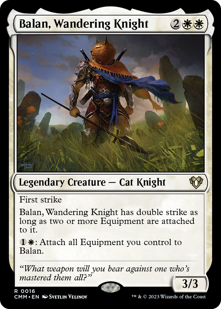 Balan, Wandering Knight [Commander Masters] | Galactic Gamez