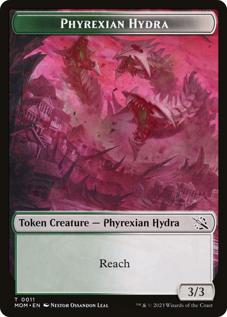 Phyrexian Myr // Phyrexian Hydra (11) Double-Sided Token [March of the Machine Tokens] | Galactic Gamez