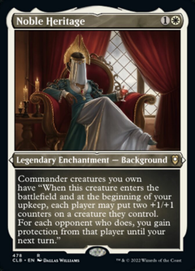 Noble Heritage (Foil Etched) [Commander Legends: Battle for Baldur's Gate] | Galactic Gamez