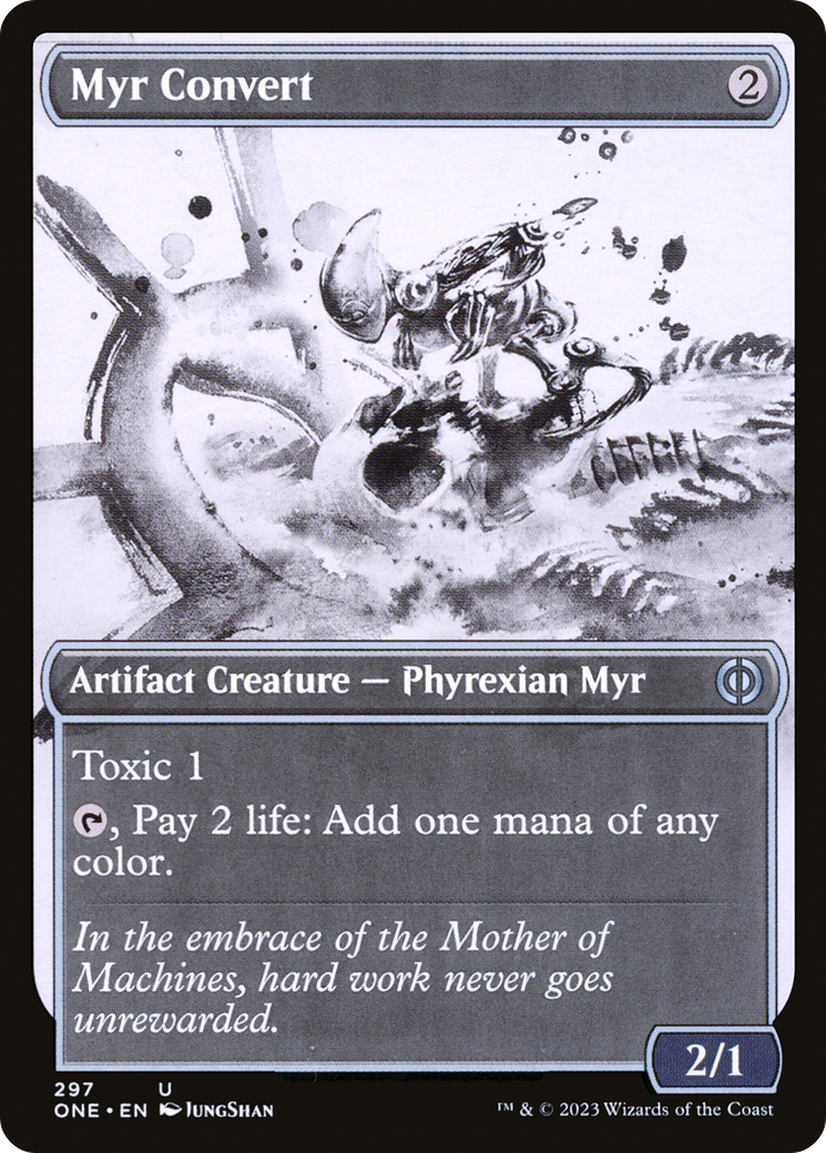 Myr Convert (Showcase Ichor) [Phyrexia: All Will Be One] | Galactic Gamez