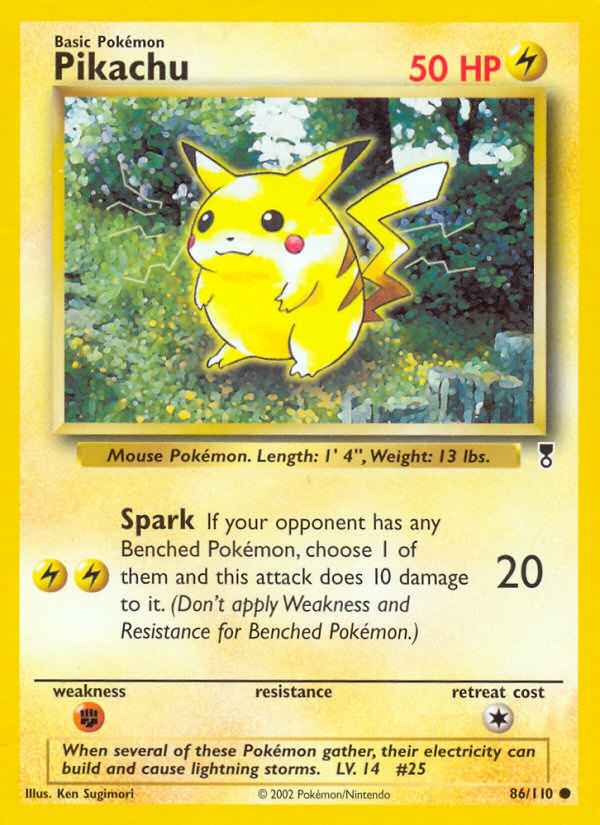 Pikachu (86/110) [Legendary Collection] | Galactic Gamez