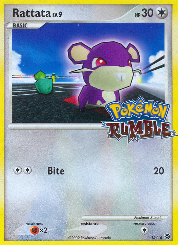 Rattata (15/16) [Pokémon Rumble] | Galactic Gamez