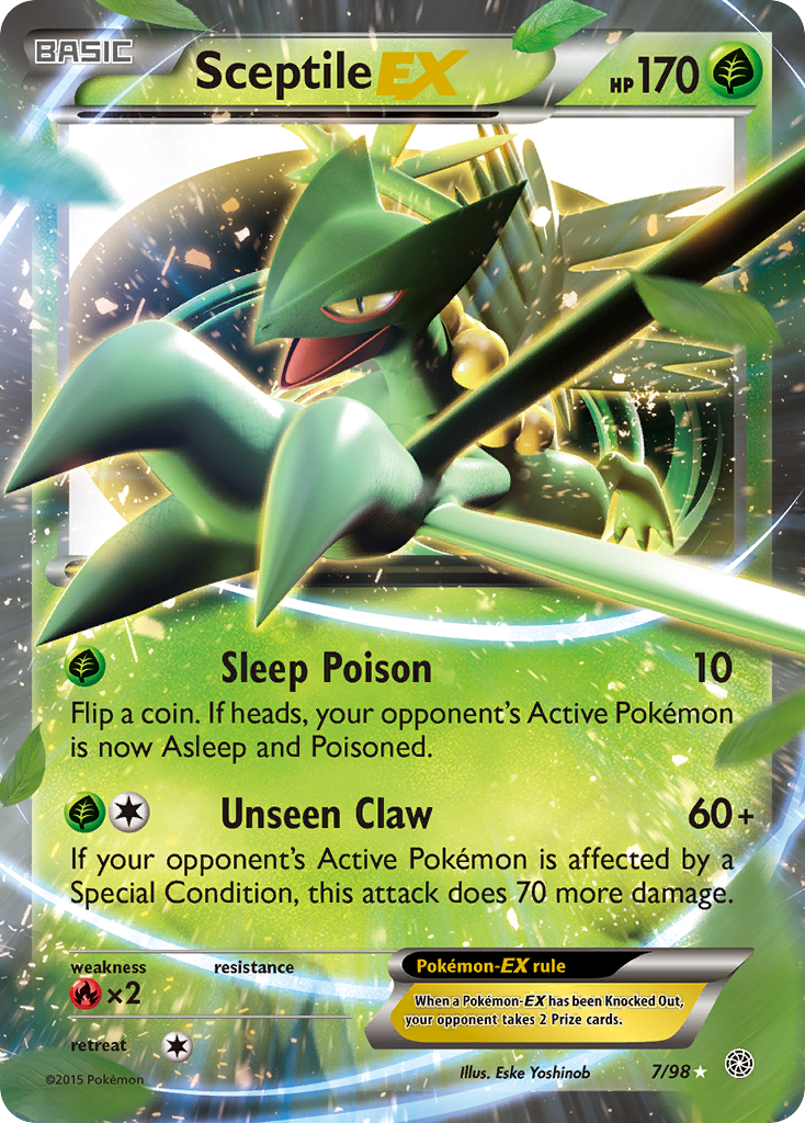 Sceptile EX (7/98) [XY: Ancient Origins] | Galactic Gamez