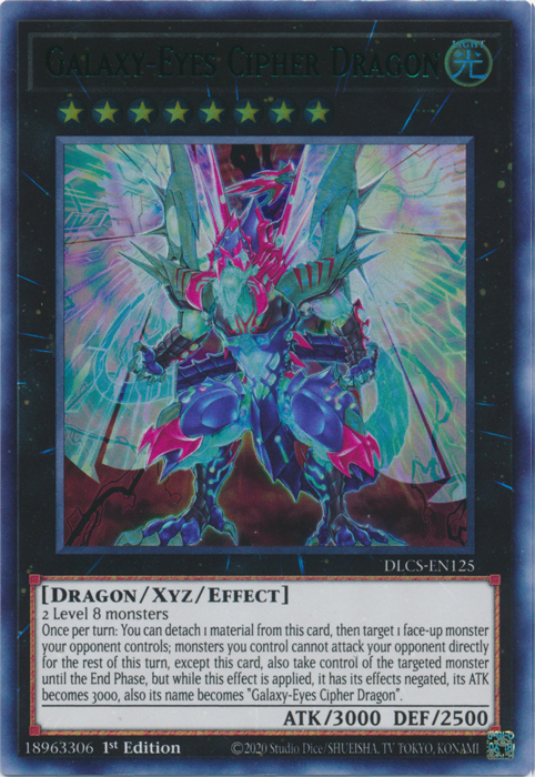 Galaxy-Eyes Cipher Dragon (Green) [DLCS-EN125] Ultra Rare | Galactic Gamez