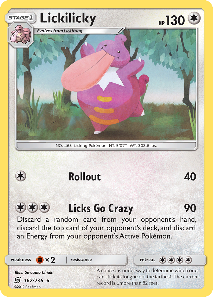 Lickilicky (162/236) [Sun & Moon: Unified Minds] | Galactic Gamez