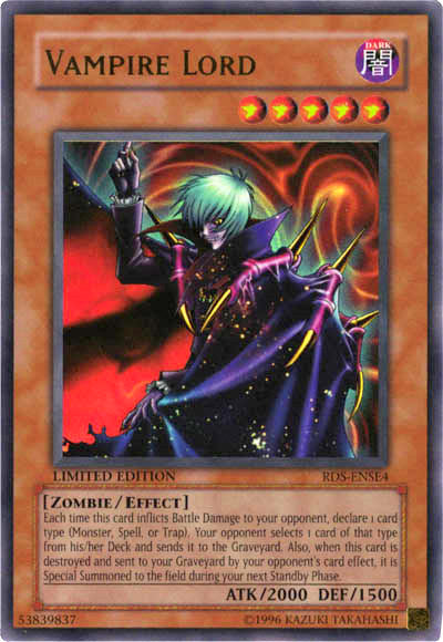 Vampire Lord [RDS-ENSE4] Ultra Rare | Galactic Gamez