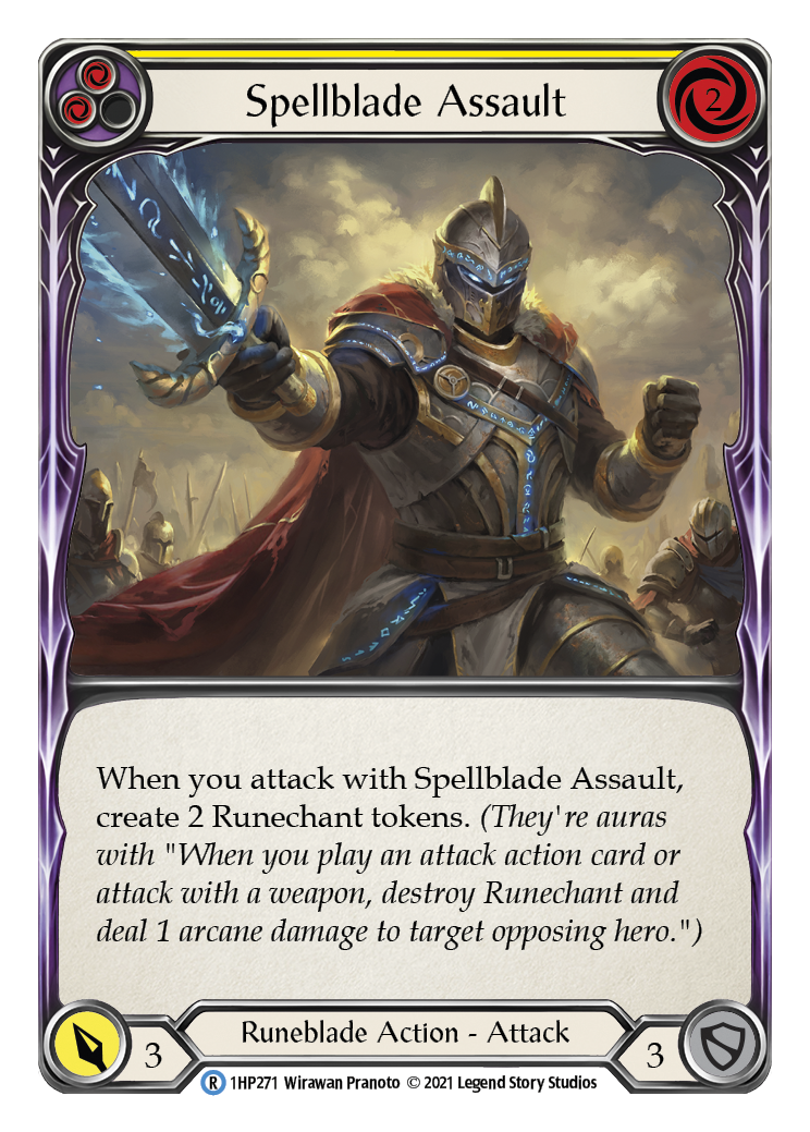 Spellblade Assault (Yellow) [1HP271] | Galactic Gamez