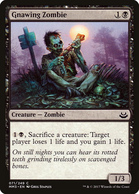 Gnawing Zombie [Modern Masters 2017] | Galactic Gamez
