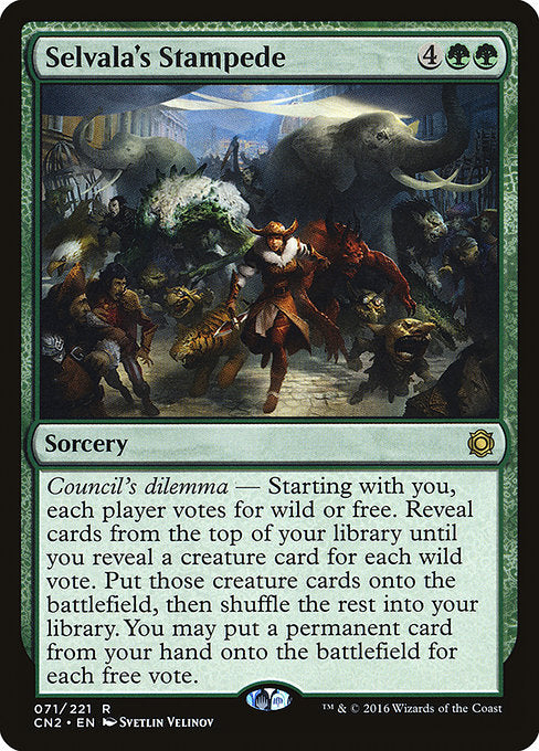 Selvala's Stampede [Conspiracy: Take the Crown] | Galactic Gamez