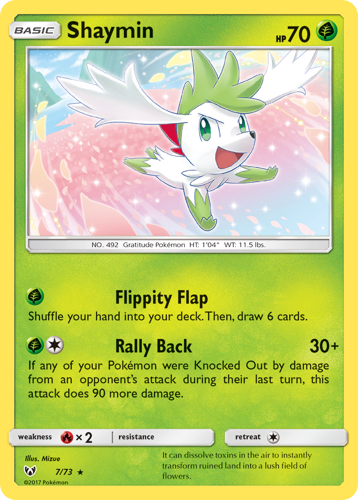 Shaymin (7/73) [Sun & Moon: Shining Legends] | Galactic Gamez