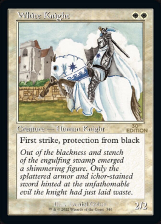 White Knight (Retro) [30th Anniversary Edition] | Galactic Gamez
